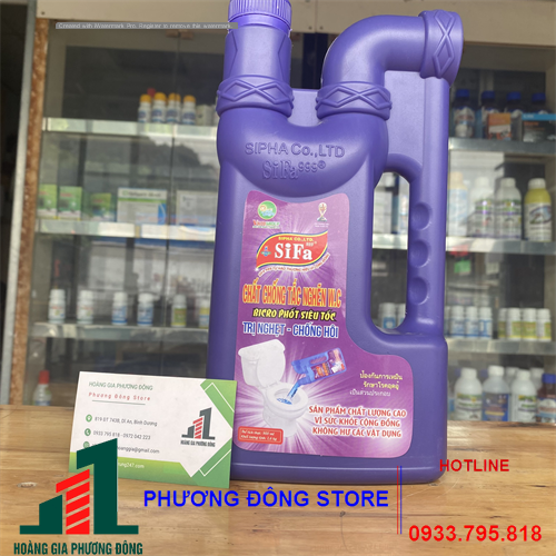 Chất thông chống tắc nghẽn nhà vệ sinh SIFA